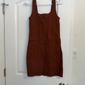 Abercrombie & Fitch Rich Brown Mini Dress